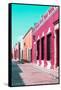 ¡Viva Mexico! Collection - Color Street in Campeche VII-Philippe Hugonnard-Framed Stretched Canvas