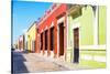 ¡Viva Mexico! Collection - Color Street in Campeche-Philippe Hugonnard-Stretched Canvas
