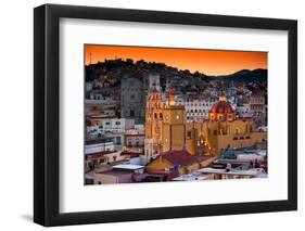 ¡Viva Mexico! Collection - Colorful City at Twilight - Guanajuato-Philippe Hugonnard-Framed Photographic Print