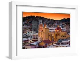 ¡Viva Mexico! Collection - Colorful City at Twilight - Guanajuato-Philippe Hugonnard-Framed Photographic Print