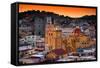 ¡Viva Mexico! Collection - Colorful City at Twilight - Guanajuato-Philippe Hugonnard-Framed Stretched Canvas