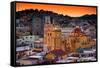 ¡Viva Mexico! Collection - Colorful City at Twilight - Guanajuato-Philippe Hugonnard-Framed Stretched Canvas