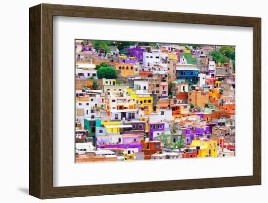 ¡Viva Mexico! Collection - Colorful Cityscape - Guanajuato-Philippe Hugonnard-Framed Photographic Print