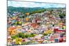 ¡Viva Mexico! Collection - Colorful Cityscape IX - Guanajuato-Philippe Hugonnard-Mounted Photographic Print