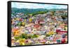 ¡Viva Mexico! Collection - Colorful Cityscape IX - Guanajuato-Philippe Hugonnard-Framed Stretched Canvas