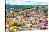 ¡Viva Mexico! Collection - Colorful Cityscape IX - Guanajuato-Philippe Hugonnard-Stretched Canvas