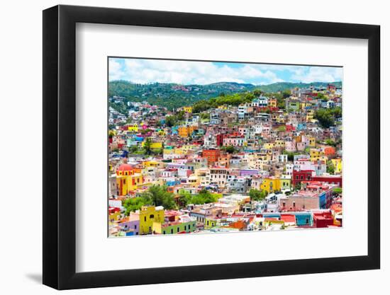 ¡Viva Mexico! Collection - Colorful Cityscape IX - Guanajuato-Philippe Hugonnard-Framed Photographic Print