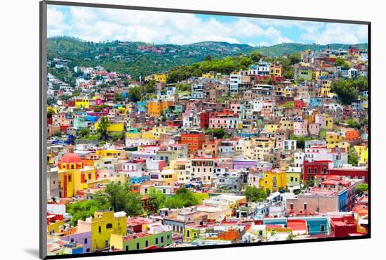 ¡Viva Mexico! Collection - Colorful Cityscape IX - Guanajuato-Philippe Hugonnard-Mounted Photographic Print