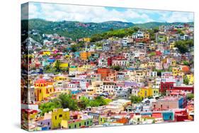 ¡Viva Mexico! Collection - Colorful Cityscape IX - Guanajuato-Philippe Hugonnard-Stretched Canvas