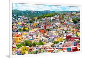 ¡Viva Mexico! Collection - Colorful Cityscape IX - Guanajuato-Philippe Hugonnard-Framed Photographic Print