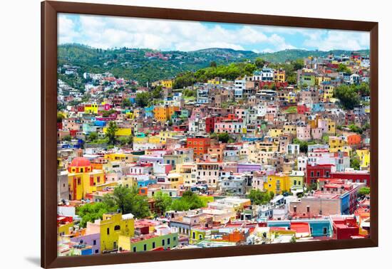 ¡Viva Mexico! Collection - Colorful Cityscape IX - Guanajuato-Philippe Hugonnard-Framed Photographic Print