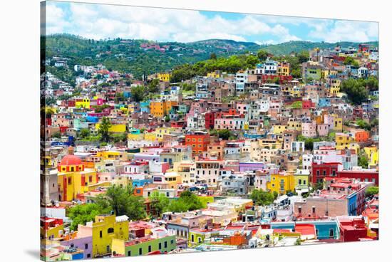 ¡Viva Mexico! Collection - Colorful Cityscape IX - Guanajuato-Philippe Hugonnard-Stretched Canvas