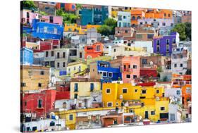 ¡Viva Mexico! Collection - Colorful Cityscape X - Guanajuato-Philippe Hugonnard-Stretched Canvas