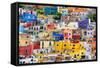 ¡Viva Mexico! Collection - Colorful Cityscape X - Guanajuato-Philippe Hugonnard-Framed Stretched Canvas