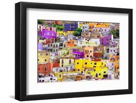 ¡Viva Mexico! Collection - Colorful Cityscape XI - Guanajuato-Philippe Hugonnard-Framed Photographic Print