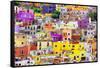¡Viva Mexico! Collection - Colorful Cityscape XI - Guanajuato-Philippe Hugonnard-Framed Stretched Canvas