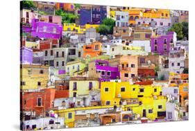¡Viva Mexico! Collection - Colorful Cityscape XI - Guanajuato-Philippe Hugonnard-Stretched Canvas