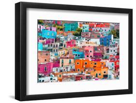 ¡Viva Mexico! Collection - Colorful Cityscape XII - Guanajuato-Philippe Hugonnard-Framed Premium Photographic Print