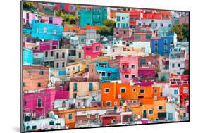¡Viva Mexico! Collection - Colorful Cityscape XII - Guanajuato-Philippe Hugonnard-Mounted Photographic Print