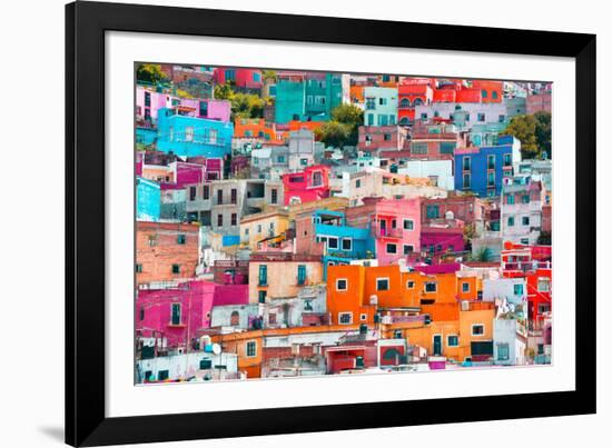 ¡Viva Mexico! Collection - Colorful Cityscape XII - Guanajuato-Philippe Hugonnard-Framed Photographic Print