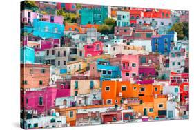 ¡Viva Mexico! Collection - Colorful Cityscape XII - Guanajuato-Philippe Hugonnard-Stretched Canvas