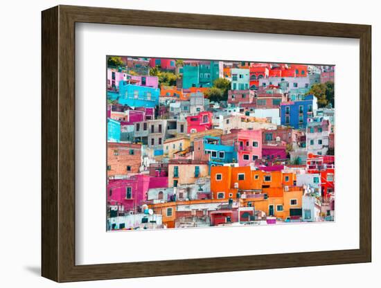 ¡Viva Mexico! Collection - Colorful Cityscape XII - Guanajuato-Philippe Hugonnard-Framed Photographic Print