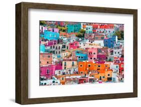 ¡Viva Mexico! Collection - Colorful Cityscape XII - Guanajuato-Philippe Hugonnard-Framed Photographic Print