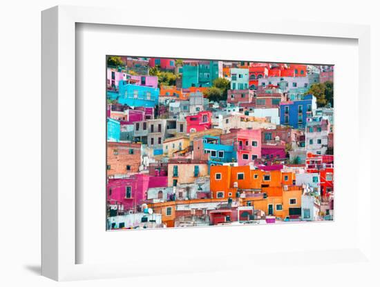 ¡Viva Mexico! Collection - Colorful Cityscape XII - Guanajuato-Philippe Hugonnard-Framed Photographic Print
