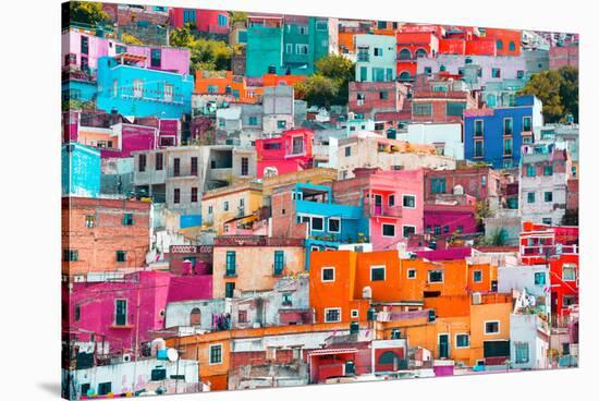 ¡Viva Mexico! Collection - Colorful Cityscape XII - Guanajuato-Philippe Hugonnard-Stretched Canvas