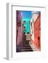 ?Viva Mexico! Collection - Colorful Houses and Staircase - Guanajuato-Philippe Hugonnard-Framed Photographic Print