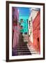 ?Viva Mexico! Collection - Colorful Houses and Staircase - Guanajuato-Philippe Hugonnard-Framed Photographic Print