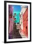 ?Viva Mexico! Collection - Colorful Houses and Staircase - Guanajuato-Philippe Hugonnard-Framed Photographic Print