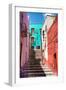 ?Viva Mexico! Collection - Colorful Houses and Staircase - Guanajuato-Philippe Hugonnard-Framed Photographic Print