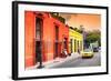 ¡Viva Mexico! Collection - Colorful Mexican Street at Sunset-Philippe Hugonnard-Framed Photographic Print