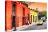 ¡Viva Mexico! Collection - Colorful Mexican Street at Sunset-Philippe Hugonnard-Stretched Canvas
