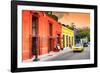 ¡Viva Mexico! Collection - Colorful Mexican Street at Sunset-Philippe Hugonnard-Framed Photographic Print