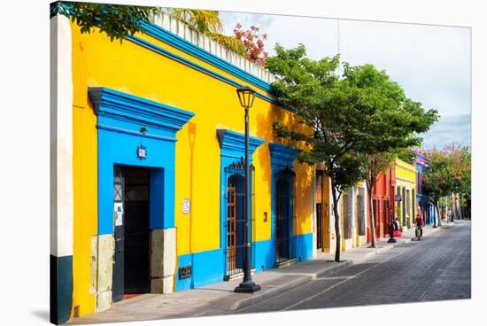 ¡Viva Mexico! Collection - Colorful Mexican Street II - Oaxaca-Philippe Hugonnard-Stretched Canvas