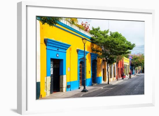 ¡Viva Mexico! Collection - Colorful Mexican Street II - Oaxaca-Philippe Hugonnard-Framed Photographic Print