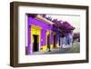 ¡Viva Mexico! Collection - Colorful Mexican Street III - Oaxaca-Philippe Hugonnard-Framed Photographic Print