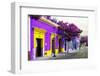 ¡Viva Mexico! Collection - Colorful Mexican Street III - Oaxaca-Philippe Hugonnard-Framed Photographic Print