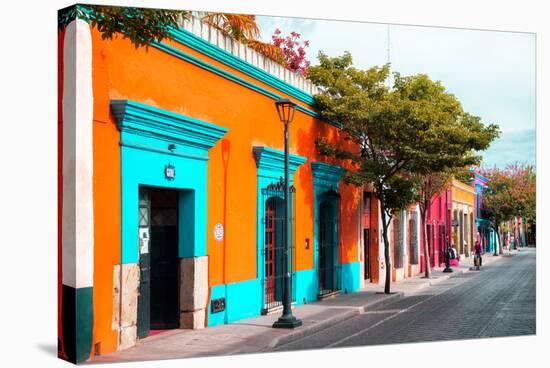 ¡Viva Mexico! Collection - Colorful Mexican Street IV - Oaxaca-Philippe Hugonnard-Stretched Canvas