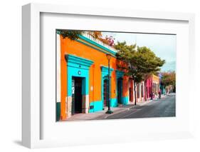 ¡Viva Mexico! Collection - Colorful Mexican Street IV - Oaxaca-Philippe Hugonnard-Framed Photographic Print