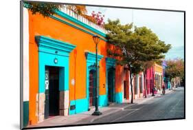 ¡Viva Mexico! Collection - Colorful Mexican Street IV - Oaxaca-Philippe Hugonnard-Mounted Photographic Print