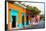 ¡Viva Mexico! Collection - Colorful Mexican Street IV - Oaxaca-Philippe Hugonnard-Framed Stretched Canvas