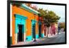 ¡Viva Mexico! Collection - Colorful Mexican Street IV - Oaxaca-Philippe Hugonnard-Framed Photographic Print