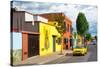 ¡Viva Mexico! Collection - Colorful Mexican Street - Oaxaca-Philippe Hugonnard-Stretched Canvas