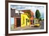 ¡Viva Mexico! Collection - Colorful Mexican Street - Oaxaca-Philippe Hugonnard-Framed Photographic Print