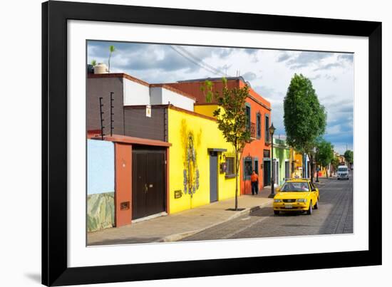 ¡Viva Mexico! Collection - Colorful Mexican Street - Oaxaca-Philippe Hugonnard-Framed Photographic Print