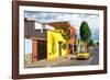 ¡Viva Mexico! Collection - Colorful Mexican Street - Oaxaca-Philippe Hugonnard-Framed Photographic Print