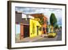 ¡Viva Mexico! Collection - Colorful Mexican Street - Oaxaca-Philippe Hugonnard-Framed Photographic Print